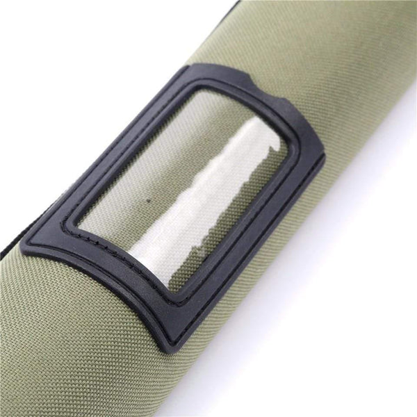 Planet Gates White Army Green Cordura Rod Case Carbon Fiber Fly Rod Tube for Rods 30" fits 9' and 10' Fishjng Bag