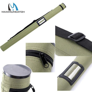 Planet Gates White Army Green Cordura Rod Case Carbon Fiber Fly Rod Tube for Rods 30" fits 9' and 10' Fishjng Bag