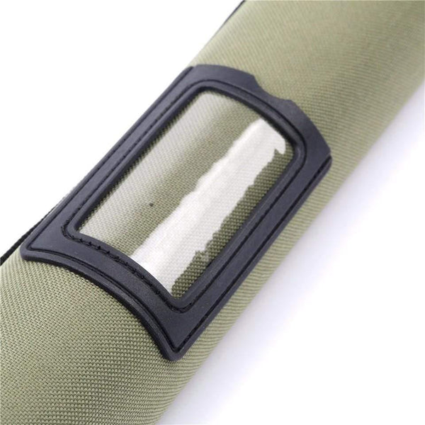 Planet Gates White Army Green Cordura Rod Case Carbon Fiber Fly Rod Tube for Rods 30" fits 9' and 10' Fishjng Bag