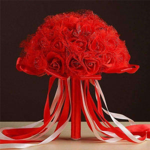 Planet Gates White Artificial Flowers Wedding Bouquets New Fashion Crystal Bridal Bouquets Wedding Accessories Wedding Party Decor