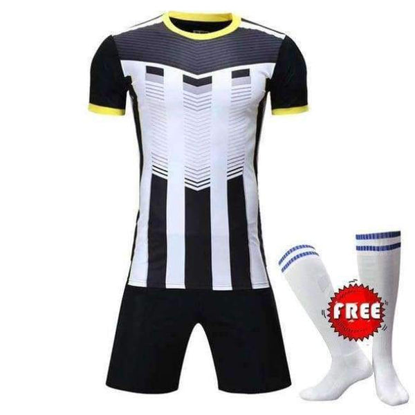 Planet Gates White / Asian size 2XL Custom Adult Soccer Jerseys Set Uniforms Football Clothes Kit Cheap Breathable Football Shirt Tracksuit Free Socks