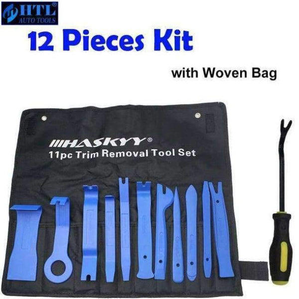 Planet Gates White Auto Car DVD Stereo Refit Kits Interior Plastic Trim Panel Dashboard Installation Removal Tool Kit Repair Disassembly Tools Set