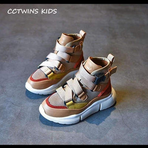 Planet Gates white Autumn / 1 Autumn Children High Top Sneaker Baby Boy Pu Leather Shoe Girll Fashion Sport Casual Trainer FH2244