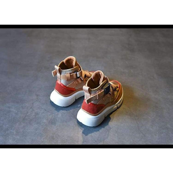 Planet Gates white Autumn / 1 Autumn Children High Top Sneaker Baby Boy Pu Leather Shoe Girll Fashion Sport Casual Trainer FH2244