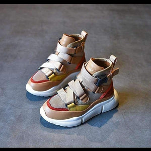 Planet Gates white Autumn / 1 Autumn Children High Top Sneaker Baby Boy Pu Leather Shoe Girll Fashion Sport Casual Trainer FH2244