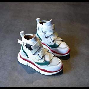 Planet Gates white Autumn / 1 Autumn Children High Top Sneaker Baby Boy Pu Leather Shoe Girll Fashion Sport Casual Trainer FH2244