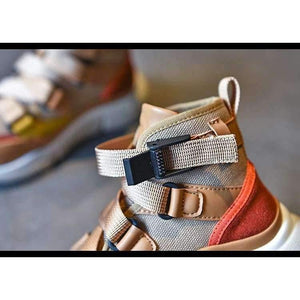 Planet Gates white Autumn / 1 Autumn Children High Top Sneaker Baby Boy Pu Leather Shoe Girll Fashion Sport Casual Trainer FH2244