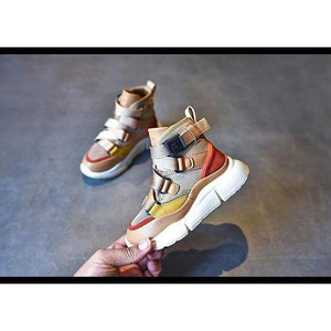 Planet Gates white Autumn / 1 Autumn Children High Top Sneaker Baby Boy Pu Leather Shoe Girll Fashion Sport Casual Trainer FH2244