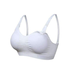 Planet Gates White / B / 34 Nursing Bra Pregnant Women Quick Release Breastfeeding Bra Prevention Sagging Bras Underwear Plus Size