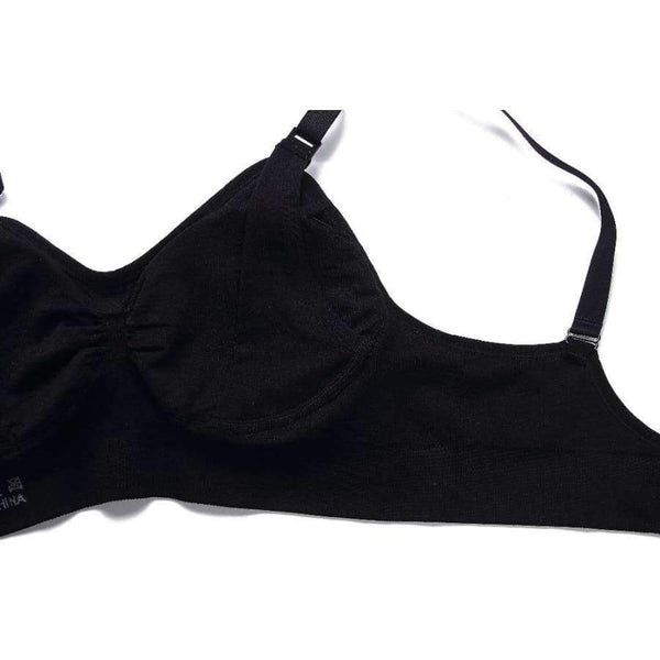 Planet Gates White / B / 34 Nursing Bra Pregnant Women Quick Release Breastfeeding Bra Prevention Sagging Bras Underwear Plus Size