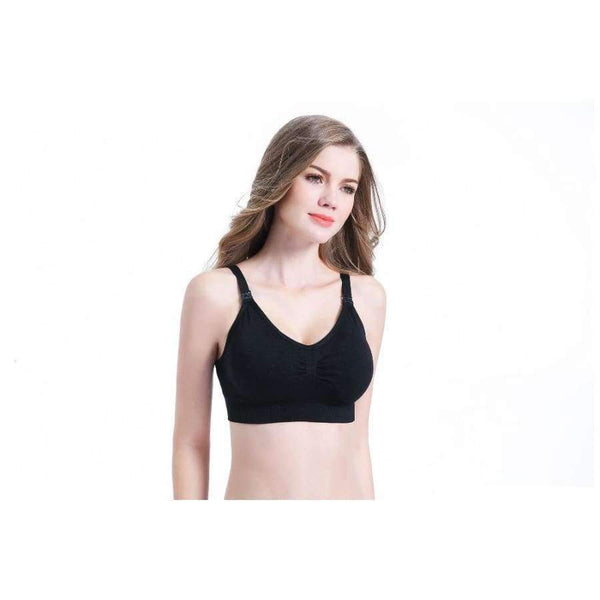 Planet Gates White / B / 34 Nursing Bra Pregnant Women Quick Release Breastfeeding Bra Prevention Sagging Bras Underwear Plus Size