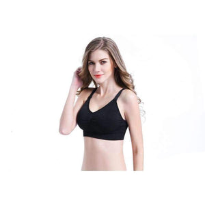 Planet Gates White / B / 34 Nursing Bra Pregnant Women Quick Release Breastfeeding Bra Prevention Sagging Bras Underwear Plus Size