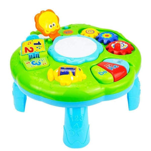 Planet Gates White Baby Toys Educational 13-24 Months Musical Toys For Baby Toddlers Infants Activity Play Table Brinquedos Para Bebe Oyuncak
