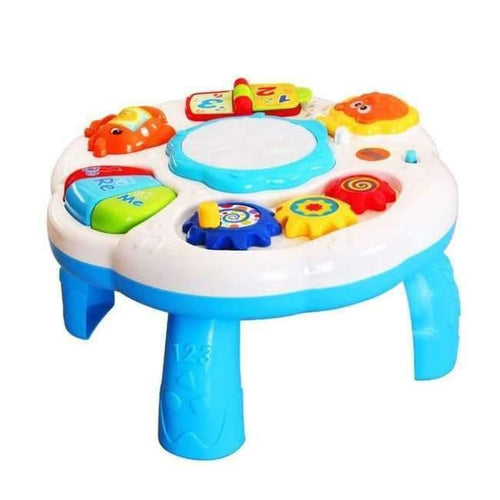 Planet Gates White Baby Toys Educational 13-24 Months Musical Toys For Baby Toddlers Infants Activity Play Table Brinquedos Para Bebe Oyuncak