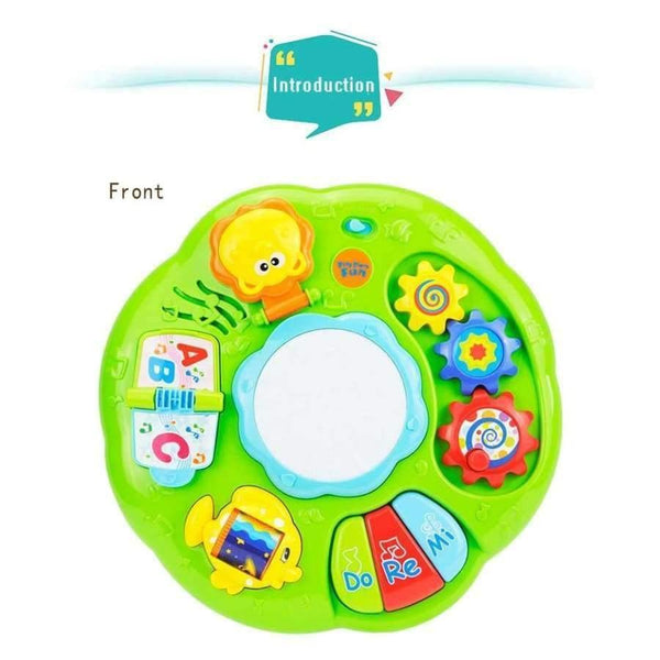 Planet Gates White Baby Toys Educational 13-24 Months Musical Toys For Baby Toddlers Infants Activity Play Table Brinquedos Para Bebe Oyuncak