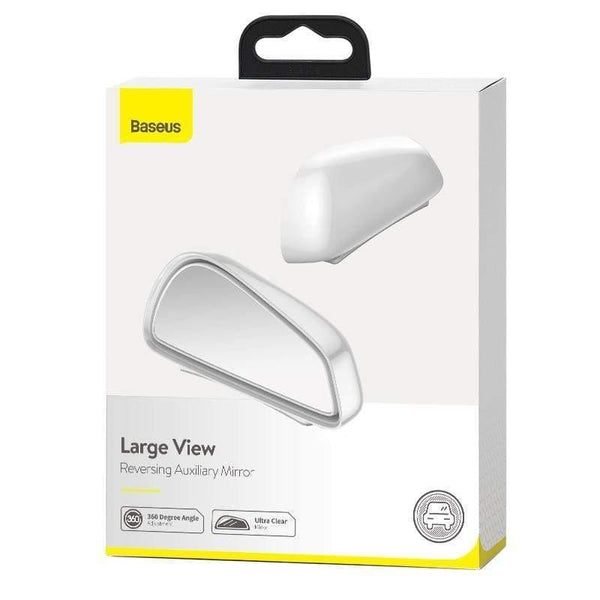 Baseus 1 Pair Car Blind Spot Mirror Car Rearview Auxiliary Mirror HD Large View Convex Glass Wide Angle Rear View Mirror