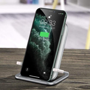 Baseus 15W Qi Wireless Charger Stand for iPhone 11 Pro X XS Samsung S10 S9 S8 Fast Wireless Charging Station with Holder