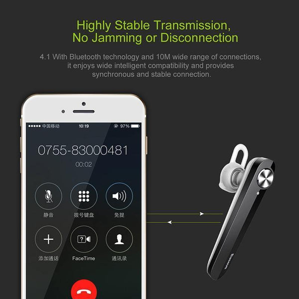 Planet Gates White Baseus A01 Wireless Bluetooth Earphone Mini Business Portable Earphones With Microphone For xiaomi iPhone Driving Fone De Ouvido
