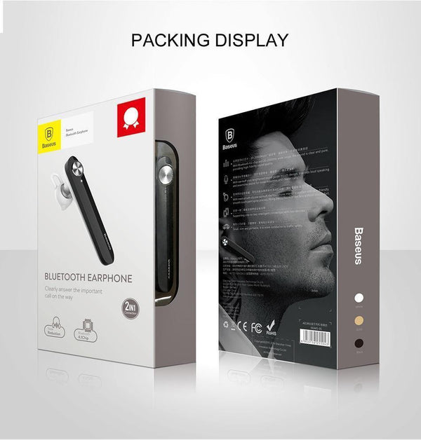 Planet Gates White Baseus A01 Wireless Bluetooth Earphone Mini Business Portable Earphones With Microphone For xiaomi iPhone Driving Fone De Ouvido