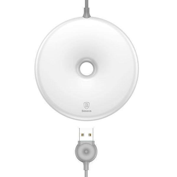 Planet Gates white Baseus Donut Wireless Charger For iPhone X 8 Samsung Note8 S8 S9 S9+ S7 15W Wireless Qi Quick Charging Charger For Mobile Phone