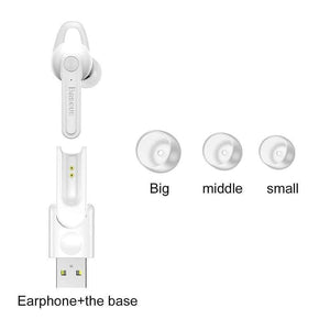Baseus Magnetic Charging Bluetooth Earphone Single Business Talking Bluetooth Earphones for Phone in Car With Free Charging Base