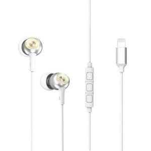 Planet Gates White Baseus P02 Wired Earphone Stereo Bass Sound Headset In Ear Earphones With Mic Earpiece For iPhone X 8 7 IOS 11 10 9 8 7 kulakl k