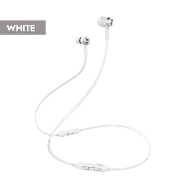 Planet Gates WHITE Baseus S06 Neckband Bluetooth Earphone Wireless headphone For Xiaomi iPhone earbuds stereo auriculares fone de ouvido with MIC