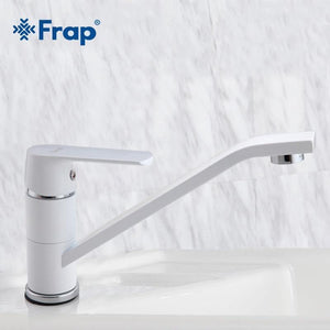 Planet Gates white basin faucet 1 Set White Fashion Style Multi-color Bathroom Basin Faucet Cold And Hot Water Bath Sink Taps Mixer 360 Rotation F4932