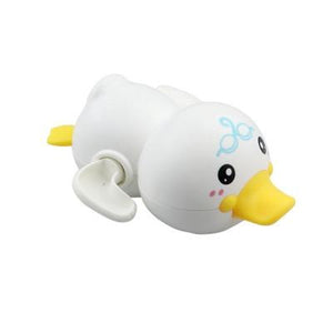 Planet Gates white Bathroom Bath Shower Baby Clockwork Swimming Children Play Water Cute Little Yellow Duck Bathing Bathtub Toys For Kid