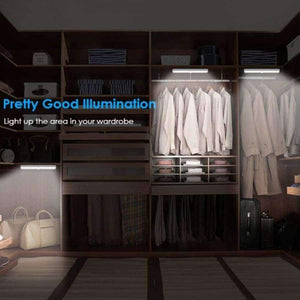 Planet Gates White / Battery Model LED Wireless Motion Sensor Light USB Closet Stairs Night Light for Wardrobe Cupboard Drawer Trunk Hallway Kitchen Baby Nursing