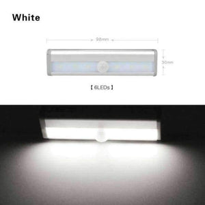 Planet Gates White / Battery Model LED Wireless Motion Sensor Light USB Closet Stairs Night Light for Wardrobe Cupboard Drawer Trunk Hallway Kitchen Baby Nursing