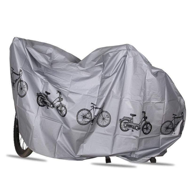 Planet Gates White Bicycle Outdoor Portable Waterproof Scooter Bike Motorcycle Rain Dust Cover Bicycle Protect Gear Cycling Bicycle Accessories