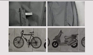 Planet Gates White Bicycle Outdoor Portable Waterproof Scooter Bike Motorcycle Rain Dust Cover Bicycle Protect Gear Cycling Bicycle Accessories