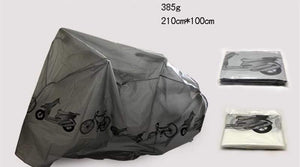 Planet Gates White Bicycle Outdoor Portable Waterproof Scooter Bike Motorcycle Rain Dust Cover Bicycle Protect Gear Cycling Bicycle Accessories