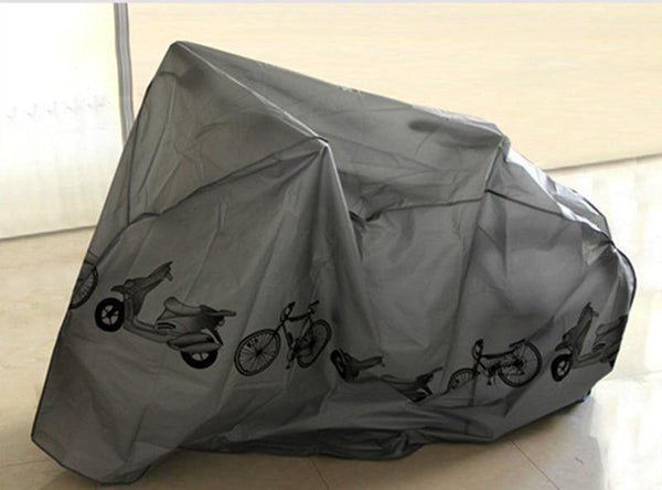 Planet Gates White Bicycle Outdoor Portable Waterproof Scooter Bike Motorcycle Rain Dust Cover Bicycle Protect Gear Cycling Bicycle Accessories