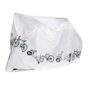 Planet Gates white Bicycle Protective Waterproof Cover Cycling Dust Rain Protection Bike Accessories