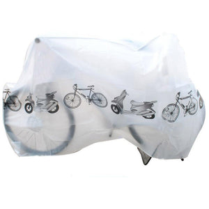 Planet Gates White Bicycle Waterproof Cover Outdoor Portable Scooter Bike Motorcycle Rain Dust Cover Bike Protect Cycling Accessories