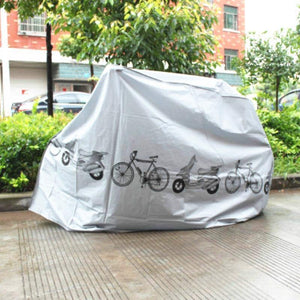 Planet Gates White Bicycle Waterproof Cover Outdoor Portable Scooter Bike Motorcycle Rain Dust Cover Bike Protect Cycling Accessories