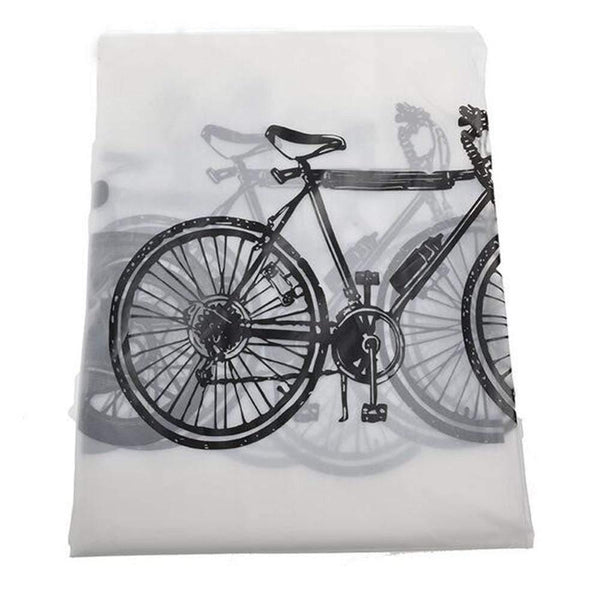 Planet Gates White Bicycle Waterproof Cover Outdoor Portable Scooter Bike Motorcycle Rain Dust Cover Bike Protect Cycling Accessories