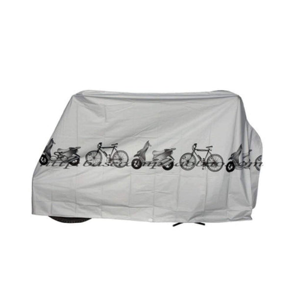 Planet Gates White Bicycle Waterproof Cover Outdoor Portable Scooter Bike Motorcycle Rain Dust Cover Bike Protect Cycling Accessories