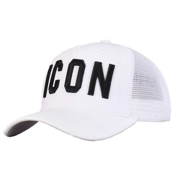 Planet Gates White black / Adjustable Summer Mesh cap Embroidery ICON Letters Cotton Baseball Caps High Quality Cap Men Women Trucker Cap White Cap Dad Hat