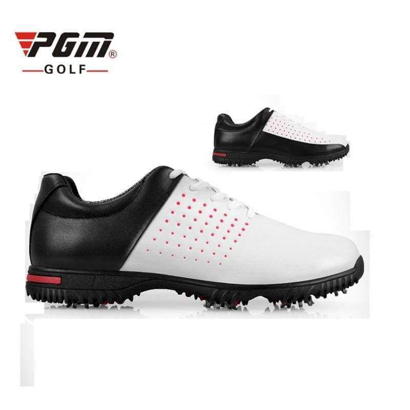 Planet Gates White black edge / 9.5 Shoes Men Eva Hot Sale Zapatos De Golf 2018 Winter New Pgm Leisure Sports Superfine + Activities Nail Super Waterproof