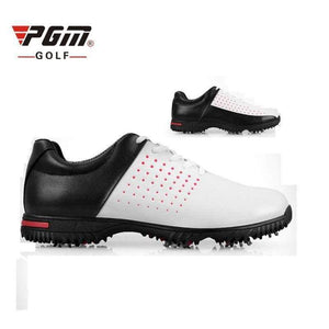 Planet Gates White black edge / 9.5 Shoes Men Eva Hot Sale Zapatos De Golf 2018 Winter New Pgm Leisure Sports Superfine + Activities Nail Super Waterproof