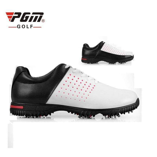 Planet Gates White black edge / 9.5 Shoes Men Eva Hot Sale Zapatos De Golf 2018 Winter New Pgm Leisure Sports Superfine + Activities Nail Super Waterproof