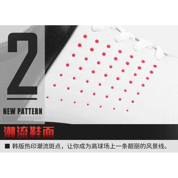 Planet Gates White black edge / 9.5 Shoes Men Eva Hot Sale Zapatos De Golf 2018 Winter New Pgm Leisure Sports Superfine + Activities Nail Super Waterproof