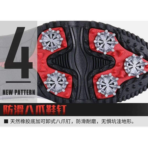 Planet Gates White black edge / 9.5 Shoes Men Eva Hot Sale Zapatos De Golf 2018 Winter New Pgm Leisure Sports Superfine + Activities Nail Super Waterproof