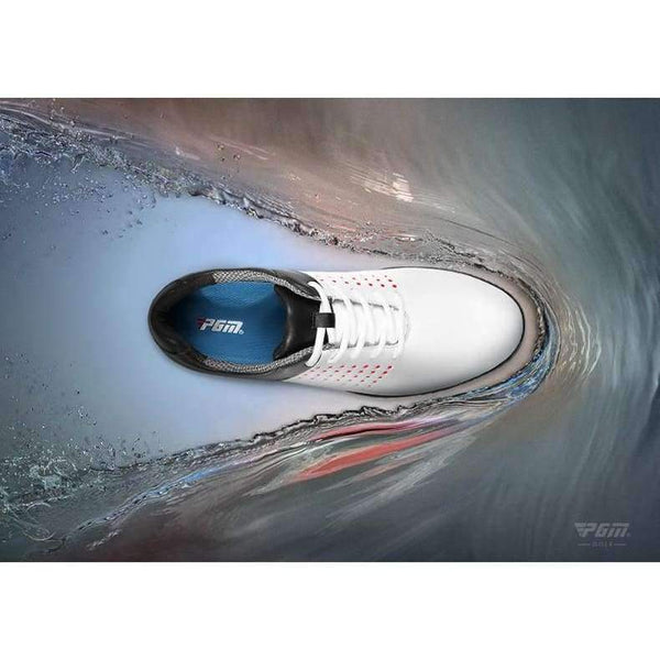 Planet Gates White black edge / 9.5 Shoes Men Eva Hot Sale Zapatos De Golf 2018 Winter New Pgm Leisure Sports Superfine + Activities Nail Super Waterproof