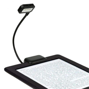 Planet Gates White / Black Portable Flexible Folding LED Clip On Reading Book Light AAA Lamp For Reader Kindle Book For Amazon Kindle/PDAs/Pad/eBook Reader