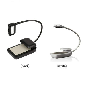 Planet Gates White / Black Portable Flexible Folding LED Clip On Reading Book Light AAA Lamp For Reader Kindle Book For Amazon Kindle/PDAs/Pad/eBook Reader