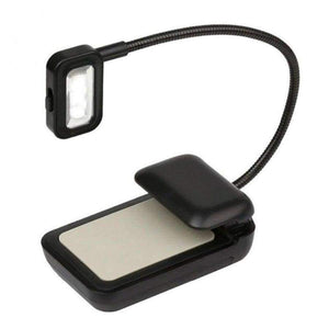 Planet Gates White / Black Portable Flexible Folding LED Clip On Reading Book Light AAA Lamp For Reader Kindle Book For Amazon Kindle/PDAs/Pad/eBook Reader